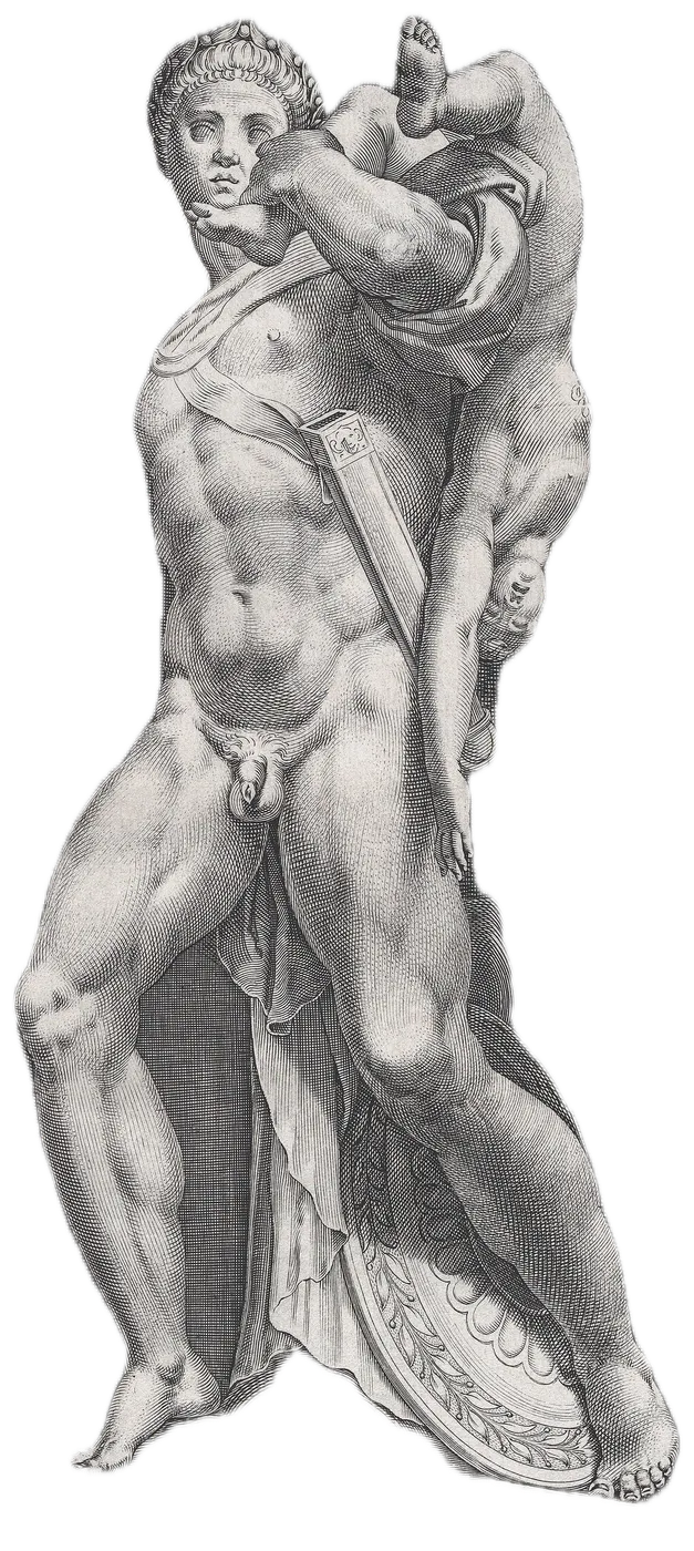 Атрей. Speculum Romanae Magnificentiae- Atreus Farnese MET DP870243