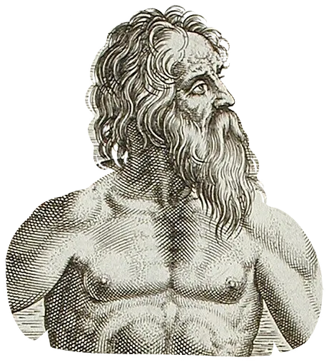 Нерей. Nereus — Philip Galle, LACMA M.88.91.382d