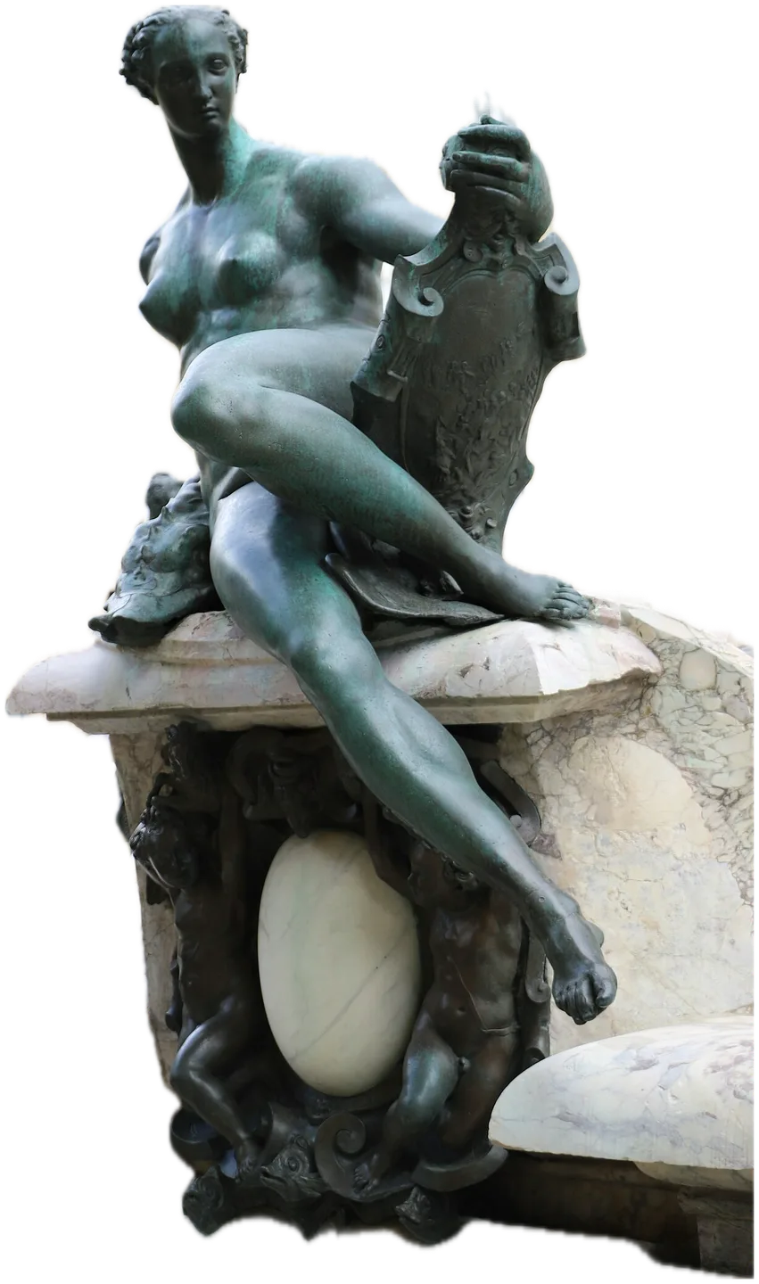Фетида. Bartolomeo Ammannati, teti con lo scudo di achille, 1575 circa, 01