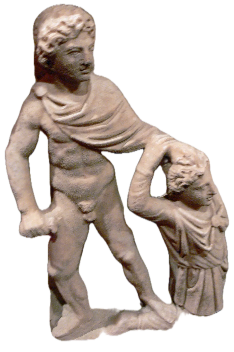 Терсит. Antalya Museum - Sarkophag 5a Achilles schlägt Thersites