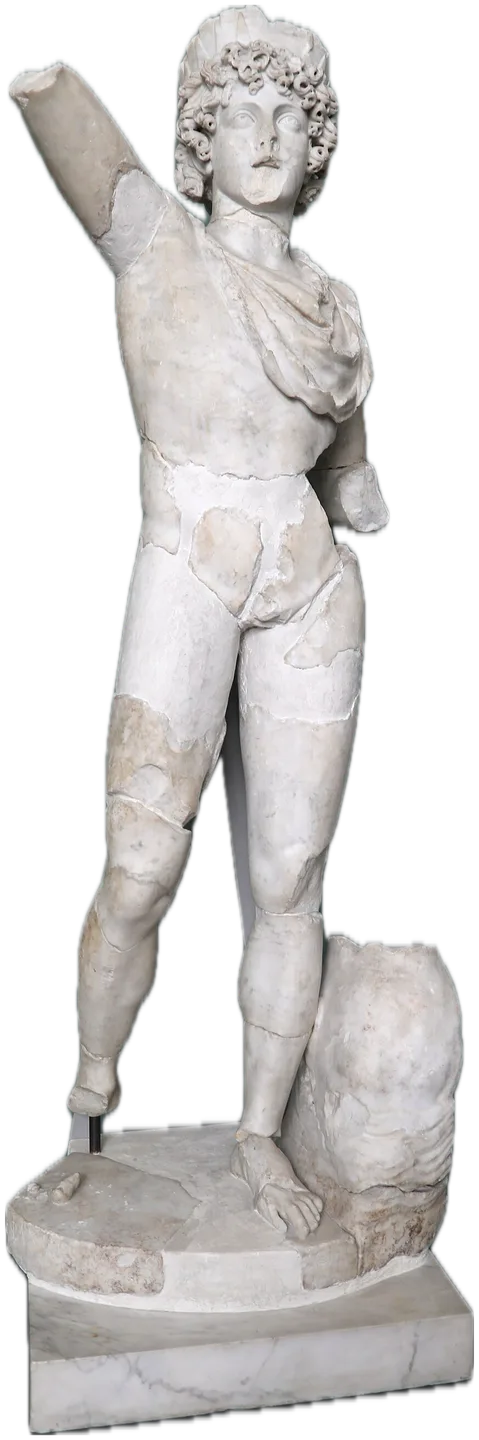 Гелиос. Antica roma, statue dall'esquilino, in marmo di carrara, IV secolo dc, helios, IN 623