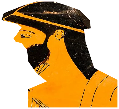 Эрехфей. Erechtheus — reverse of the Oreithyia Painter amphora, Munich 2345